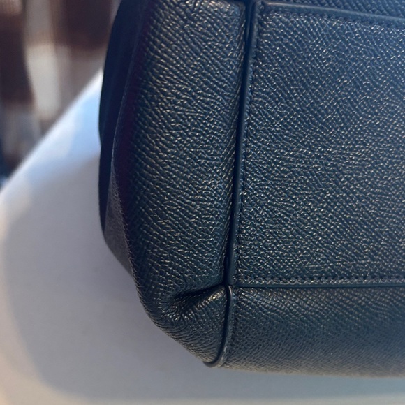 Coach Christie Black pebble Leather Shoulder Bag - Picture 14 of 15